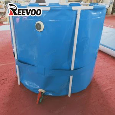 Okrogel platneni akvarij